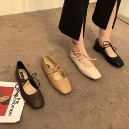 Slipper Women Casual Flat Comfortable Soft Boat Shoe Ballerina Shallow Round Nose Ballet Brief on Side 220622