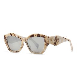 Sunglasses Fashion European American Brand Runway Show Small Frame Cat Eye Women Tide Sun Glasses Across The Border