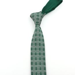 Mens Knitted Knit Solid Colourful Slim Tie Style Fashion Leisure Classic Necktie Normal Woven Cravate Narrow Neckties