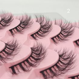 7 Pairs Messy False Eyelashes Curly Eyelash Wholesale