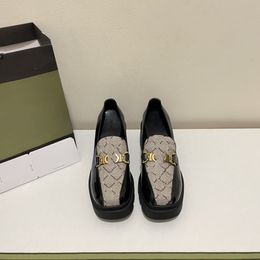 Jurchen People Shoes New Silver Button Loafers Leather Outsole on Counter G Size: 35-40
