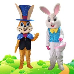 Mascot doll costume Costumes Rabbit Mascot Costume Bugs Rabbit Hare Easter Adult Mascot Halloween Party Fancy Dress Costume