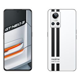 Original Oppo Realme GT Neo3 Neo 3 5G Mobile Phone 8GB RAM 256GB ROM MTK Dimensity 8100 50MP NFC 4500mAh Android 6.7" OLED Full Screen Fingerprint ID Face Smart Cellphone