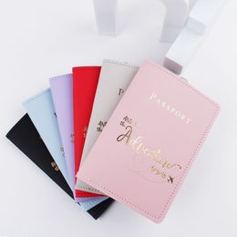 DHL100pcs Card Holders PU Travel Waterproof Transparent Leather ID Dirt Passport Holder Cover Wallet