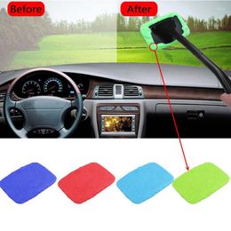 Car Sponge Microfiber Windshield Clean Cloth Cover Pad Window Glass Cleaner Tool Accessory Cleaning Supplies Random ColorCar