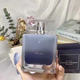 Man Perfume Narcis Brand Clone Fragrance For Him Bleu Noir 100ml EDP Eau De Parfum Spray Charming Fragrance Party Wedding Parfums Lovers Gift Perfumes Wholesale