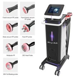 7 in 1 Body Slimming muscle building beauty Salon RF Machine 80k Ultrasonic Vacuum Cavitation Mesotherapy Machine