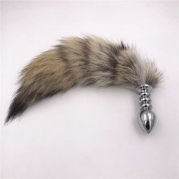 Wolf Tail Fluffy Anal Plug sexy Toys Erotic Butt Products Toy for Woman And Men Adult Games