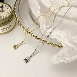 Pendant Necklaces Miuoxion Retro Lock Letters Necklace Fashion Personality Punk Party Jewelry For Women Feature Nmour Charm Gift All Seasons