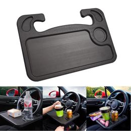 Car Organizer Steering Wheel Table Desk Tray Eat Work Drink Food Coffee Goods Holder Laptop Computer Mount Stand Seat