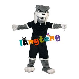 Mascot doll costume 1018 EVA Grey Shar Pei Dog Bulldog Mascot Costumes Cartoon Fancy Dress Apparel Halloween Birthday party