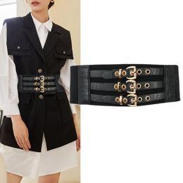 Belts Sexy Women Top Corset With Alloy Buckle Woman Solid Colour Lift Up Masquerade Party Waist Seal Slimming Wrap DropshipBelts