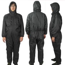 Fashion Conjoined Raincoat Motorcycle Bicycle Overalls Men And Women Fission Suit Coat Y200324