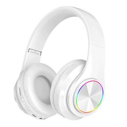 Headset wireless bluetooth headset with colorful breathing light Bass-heavy sports gaming headphone Express