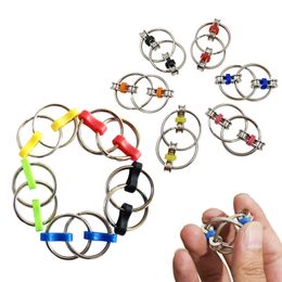 Vent Decompression Chains Fingertips Toys Bicycle Keychain Flip Chains