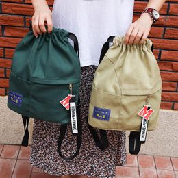 Evening Bags Ladies Totes Shoulder Bag Women Cotton Shopping Eco Reusable Shopper Student Canvas Backpack