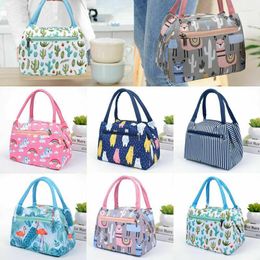 Storage Bags 2022 Lunch Bag Cooler Tote Portable Insulated Box Canvas Thermal Cold Food Container School Picnic Travel