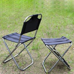 Fishing Accessories Outdoor Folding Chair Portable Stool Camping Hiking Seat For Festival Picnic BBQ Beach Resting Lazyback DesignFishing