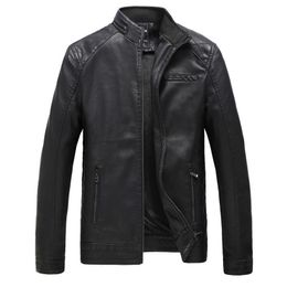 Plus Size 5XL 6XL Brand Motorcycle Leather Jackets Men Autumn & Winter Men Leather Clothing Jackets Male Business Casual Coats 220816