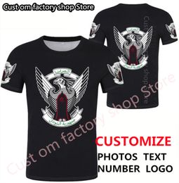 SUDAN t shirt diy free custom made name number sdn T Shirt nation flag islam sd sudanese arabic arab country print p o clothes 220616