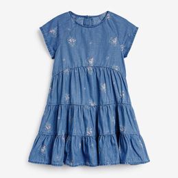 Girl's Dresses Little Maven 2022 Baby Girls Denim Dress Elegant Children Casual Clothes Cotton Comfort And Pretty Vestidos For Kids 2-7 Year