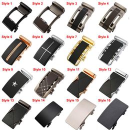 Belts Automatic Belt Buckles Fit 3.5cm Leather Men Waistband Ratchet Buckle Without StrapBelts BeltsBelts