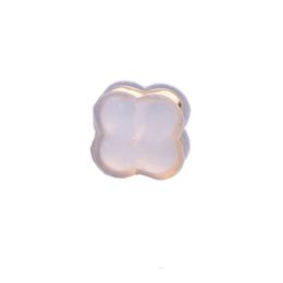 Transparent Silicone 18K Gold S925 Silver Earring Backs Padded four-leaf Rubber Earring Holders Backstops Clutch Pad for Jewelry