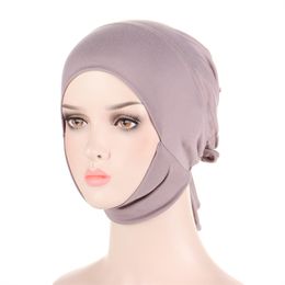 Muslim Women Hijab Turban Bonnet Islam Underscarf Undercap Bonnet Soft Jersey Stretch HijabsWrap Headscarf Tube Caps