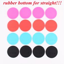 Stock Colourful rubber bottom for 15oz 20oz 30oz straight tumbler coaster sticker rubbers Cover Cap Anti-Slip Self Adhesive skinny tumblers bottom