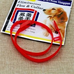 60 pcslot Pet Safety Collar Dog Anti Flea Tick Mosquito Elimination Plastic Adjustable Effective Remedy Neck 201101