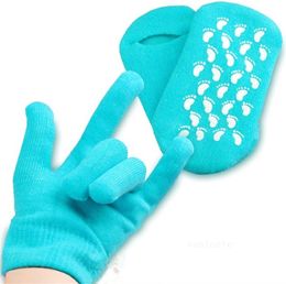 Home Party Favour Silicone Sock Glove Reusable SPA Gel Moisturising Socks Gloves Hand Mask Feet Care Glovesfor women gifts ZC1275