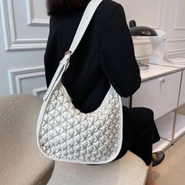 High Quality Soft Leather Shoulder Bags Designer Pleated Women Handbag Fashion Ladies Tote Bag Luxury Brand Female Messenger Bag