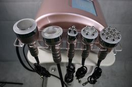 Efficient 6 in 1 RF Lipolaser Slimming Machine Ultrasonic Cavitation Vacuum Bipolar Fat Reduction Beauty Machine