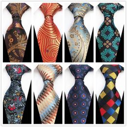 Bow Ties Men Floral Necktie 8cm Business Grip Casual Mens Neck For Wedding StripeBow Enek22