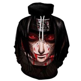 Japan Anime Manga Clothes Akatsuki Red Cloud 3D Print Hoodie for Men Women Cosplay Sweatshirt Winter Fashion Jacket Tracksuit d9