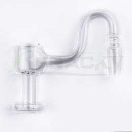 Beracky Full Weld Bent Neck Smoking Terp Slurper Quartz Banger Nails 20mmOD Seamless Welded Beveled Edge Slurpers Nails For Glass Water Bongs Dab Oil Rigs Pipes