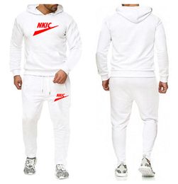 New Brand Tracksuits Men's Hoodie Sports Suit Cotton Drawstring Sportswear Trend Fashion Spring and Autumn Pullover Suits