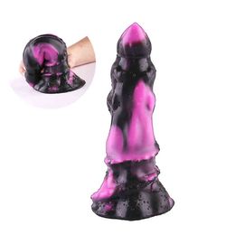 Nxy Anal Toys Gay Sex Products Huge Butt Plug Big Dilatador Male Penis Silicone for Men Woman Toys Adult 18+ 220510