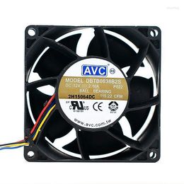 Fans & Coolings For AVC DBTB0838B2S 8038 12V 2.10A 80mm Four-Wire PWM 4-Pin Cpu Chassis Cabinets Cooling FanFans