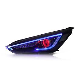 LED Daytime Running Lights Car Headlights For Ford Focus Turn Signal Fog Parking Reverse DRL Indicator Front Lamp