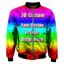 PLstar Cosmos Drop custom made Unisex Fashion Tracksuit Winter Thick Men Women 3DPrint Hoodies zipper Bomber Jackets 220704