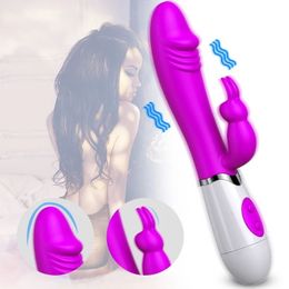 Sex Toy Massager Silicone Vibrating Rabbit Dildo Vibrator Female g Spot Vagina Ciltoral Stimulator for Woman