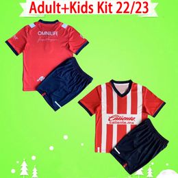 Adult kids kit 2022 2023 chivas soccer jerseys boys sets Guadalajara jersey mens BRIZUELA mexico football shirt mens suit PULIDO child uniforms 22 23 liga mx