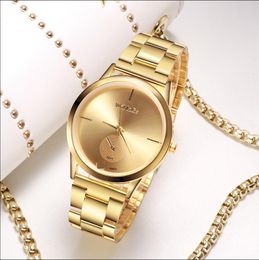 Womage Fashion Rose Gold Stainless Steel Women Watch Ladies Reloj Mujer Watches Montre Femme Clock Saati
