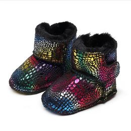 Designer kids Snow Boots Toddler Infant Boys Girls Warm Boot Newborn Baby Soft Sole Shoe Winter Children Shoes