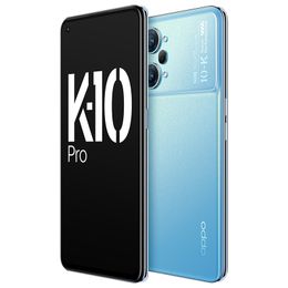 Original Oppo K10 Pro 5G Mobile Phone 8GB RAM 256GB ROM Snapdragon 888 50MP FF NFC 5000mAh Android 6.62" 120Hz OLED E4 Full Screen Fingerprint ID Face Smart Cell Phone