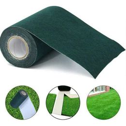Decorative Flowers & Wreaths Self Adhesive Artificial Grass Sod Tape Joining Fake Lawn Seaming Mowing Home Gardening Repair Accessories 5/10