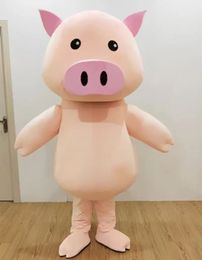Halloween Pig Mascot Costume Top Quality Cartoon Anime theme character Adult Size Christmas Carnival Birthday Party Fancy Outfit