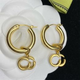 Stud Designer Women Vintage Earring Luxury Gold Stud Earring Fashion Alphabet Earrings High End Jewellery Men Earrings J230717