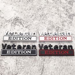 Party Decoration 1PC Veteran EDITION Car Sticker For Auto Truck 3D Badge Emblem Decal Auto Accessories 8.5x3cm Wholesale